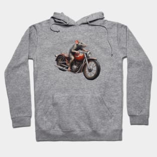 Rat on Bike Hoodie